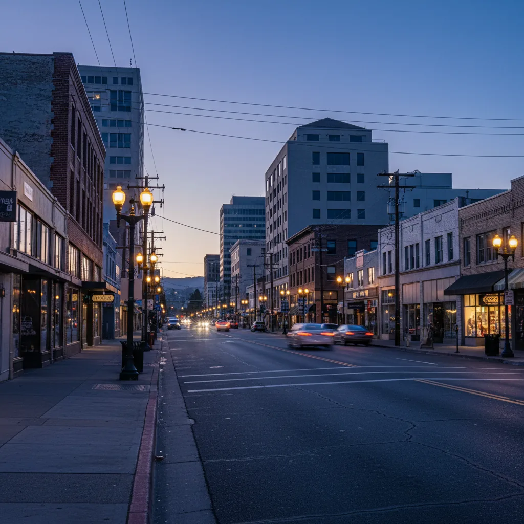 Ontario, CA business district
